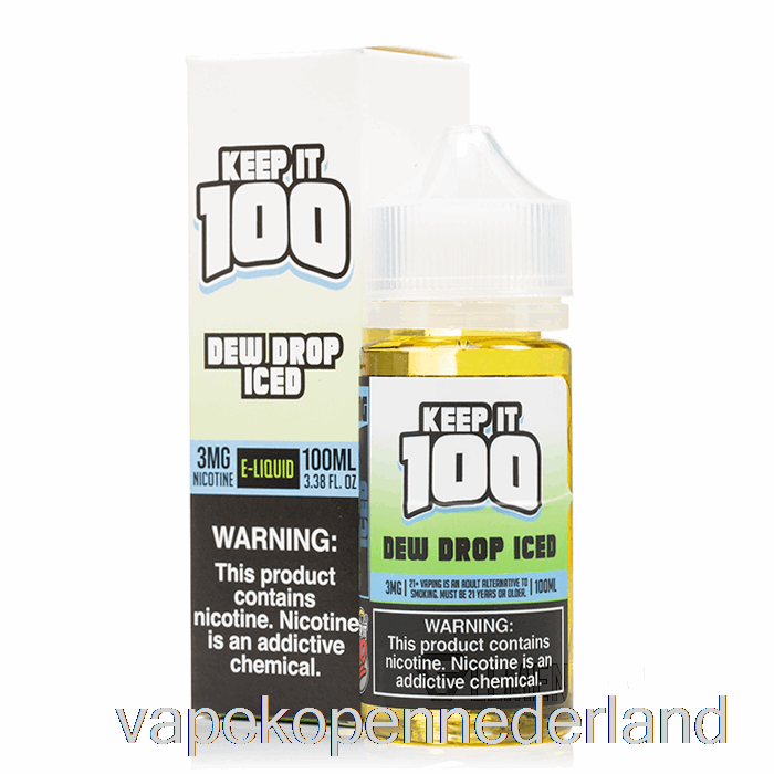 Vape Nederland Dauwdruppel Ijskoud - Bewaar Het 100 - 100 Ml 6 Mg